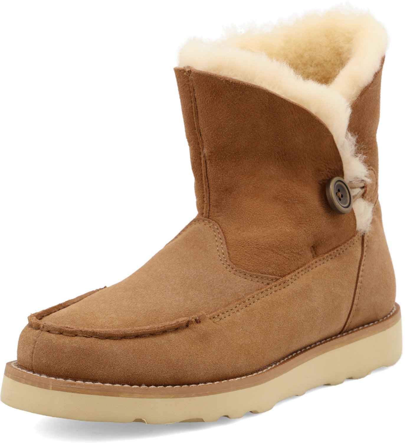 Wrangler Women's Sherpa Lined Cozy Wedge Booties - view number 3