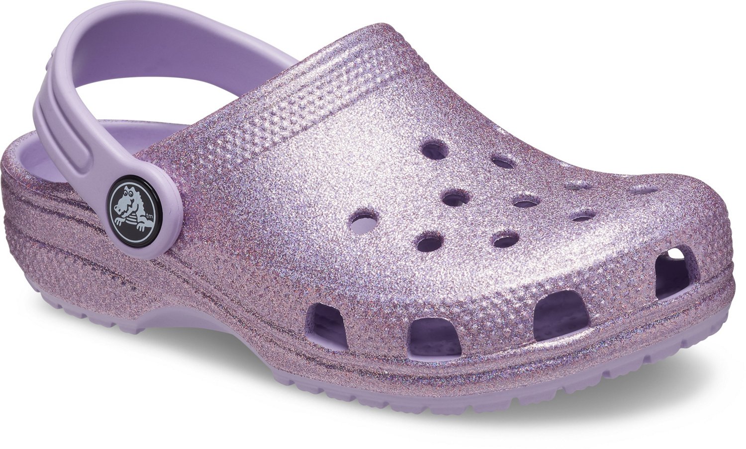 Crocs Toddler Girls' Classic Glitter Clogs                                                                                       - view number 3