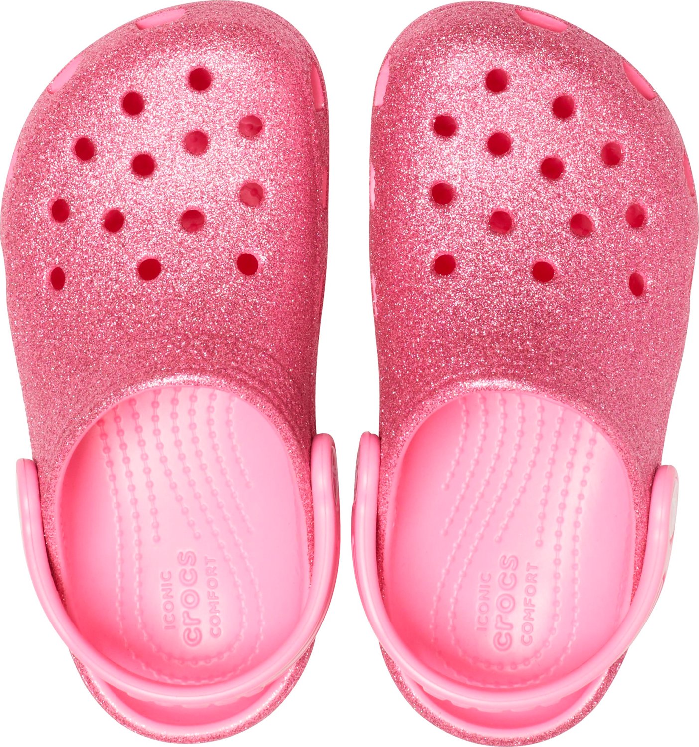 Crocs Toddlers’ Classic Glitter Clogs Academy