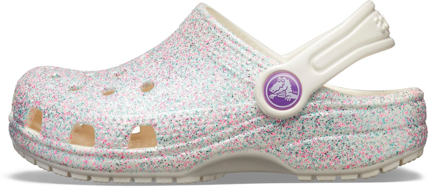 Crocs Toddler Girls' Classic Glitter Clogs                                                                                       - view number 2