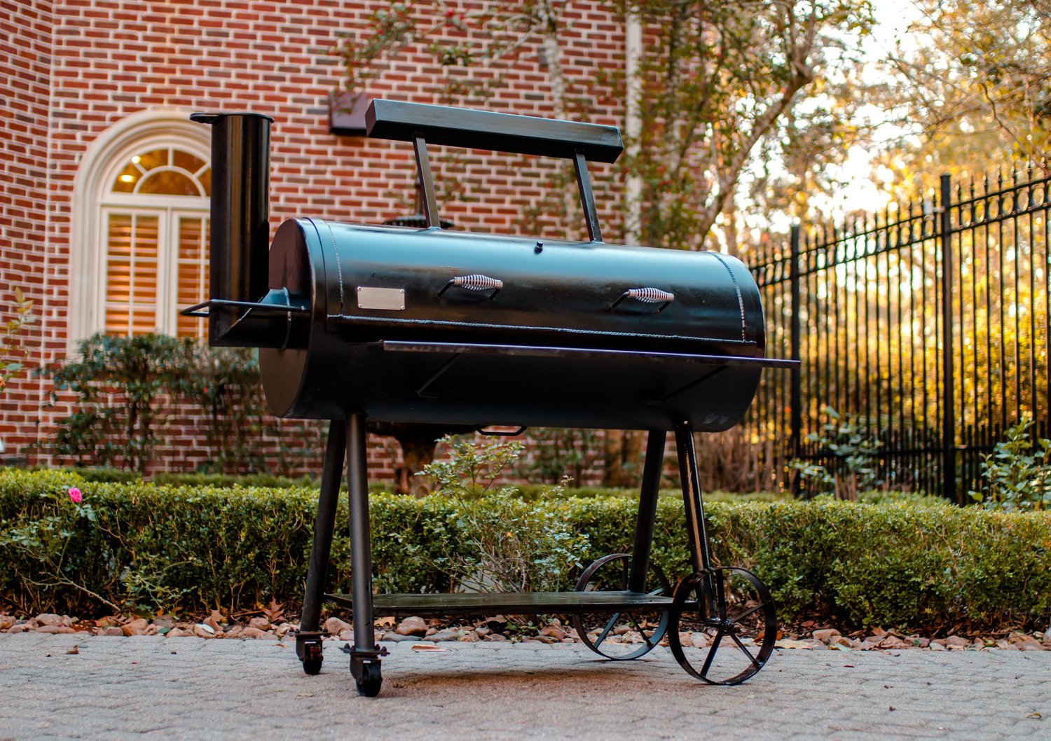 Old Country BBQ Pits Brazos Loaded 35-Inch Offset Charcoal, 56% OFF