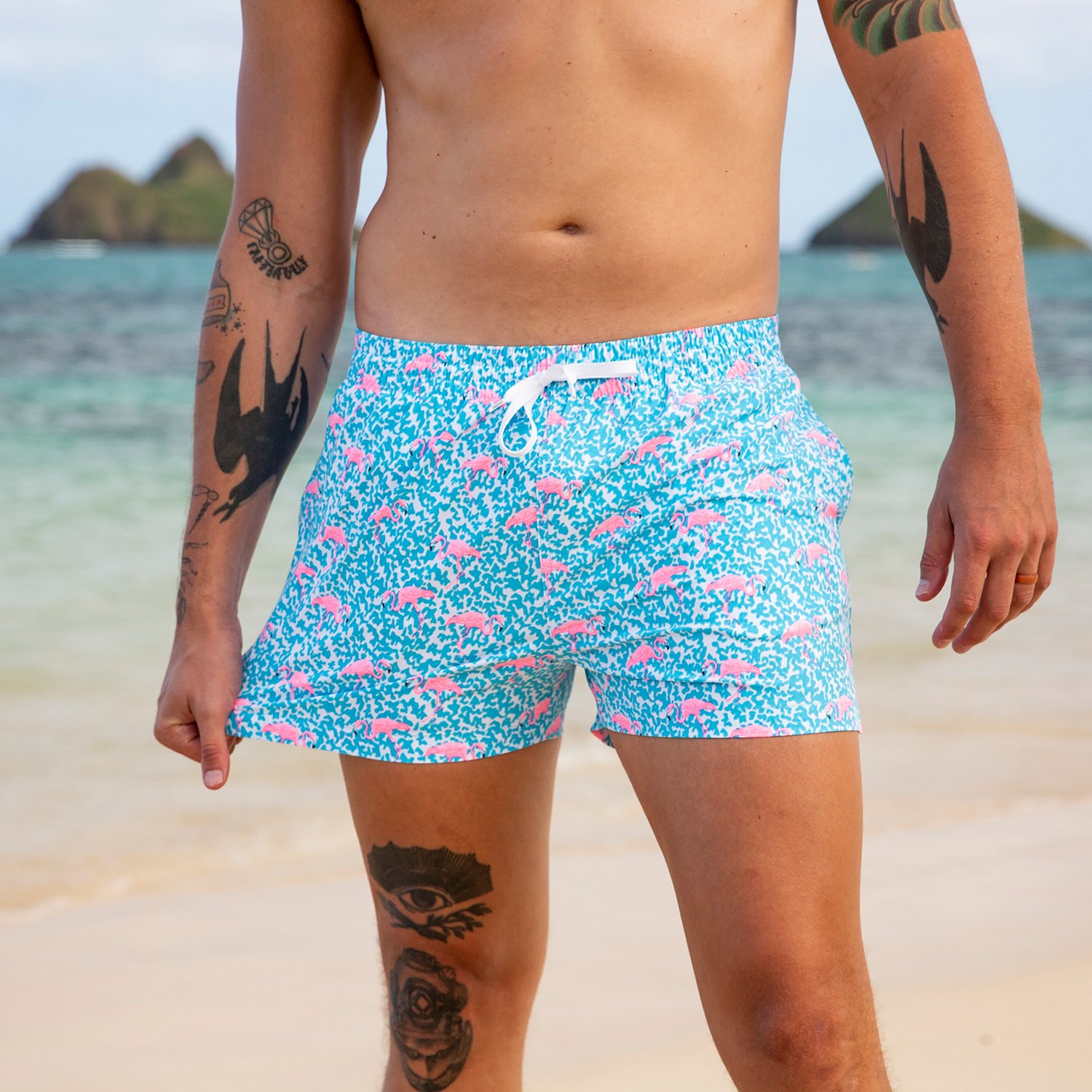 mens swim trunks 4 inch inseam