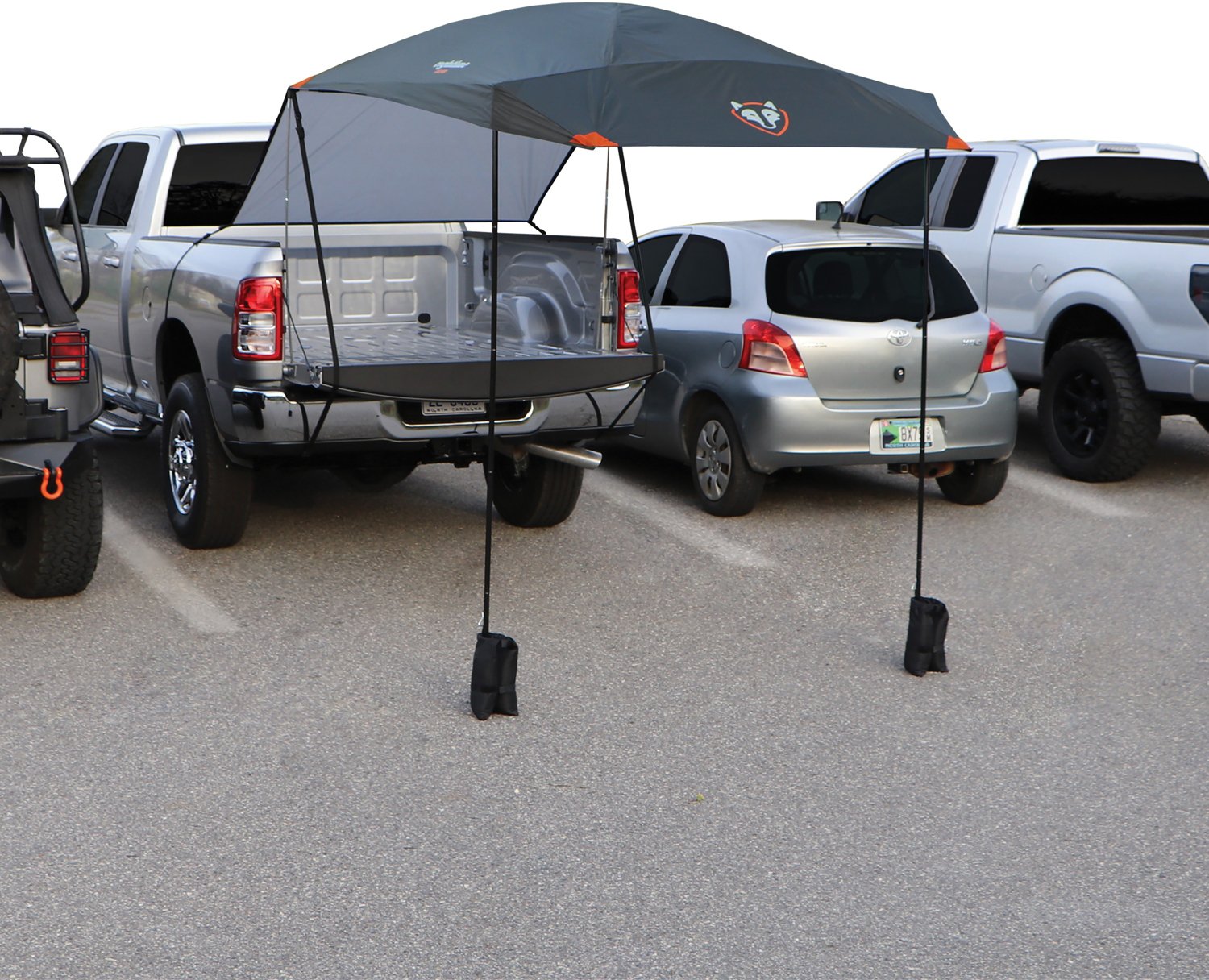 Truck bed shop tent academy