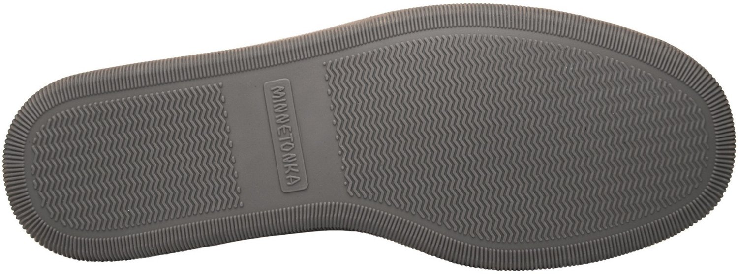 Minnetonka Men's Pile Lined Hardsole Moccasin Slippers                                                                           - view number 5