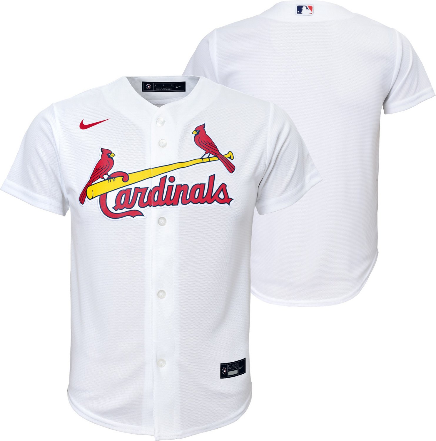 St. Louis Cardinals Nike Official Replica Home Jersey - Mens with Flaherty  22 printing