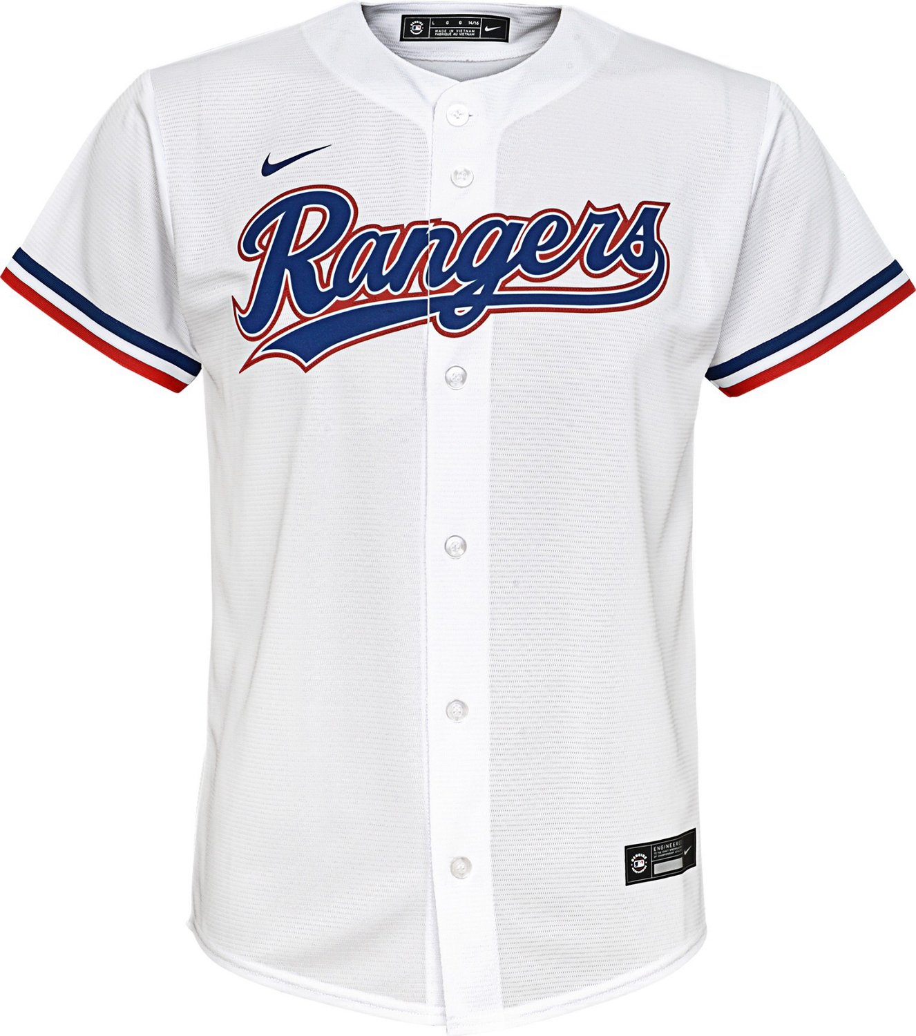 Nike Youth Texas Rangers Home Replica Jersey Academy 2424