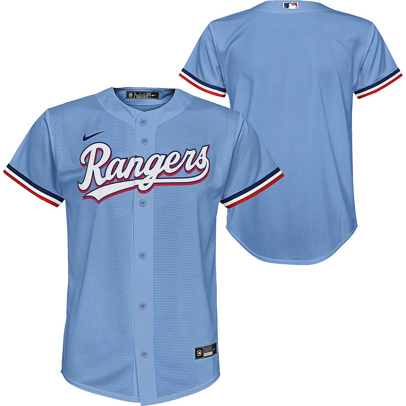 Nike Youth Texas Rangers Away Alternate Replica Jersey                                                                           - view number 1