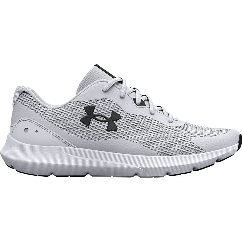 Under Armour Men's Surge 3 Running Shoes White, 9 - Men's Running at Academy Sports product image