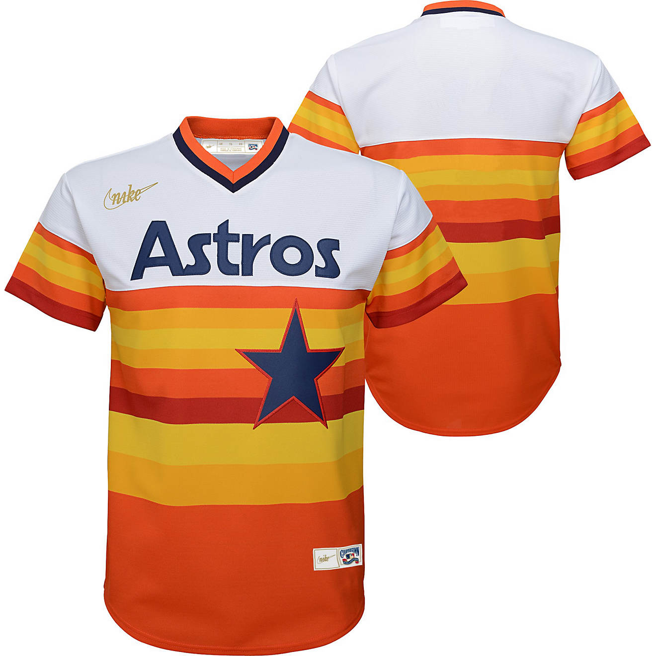 Nike Youth Houston Astros Cooperstown Home Replica Jersey                                                                        - view number 1