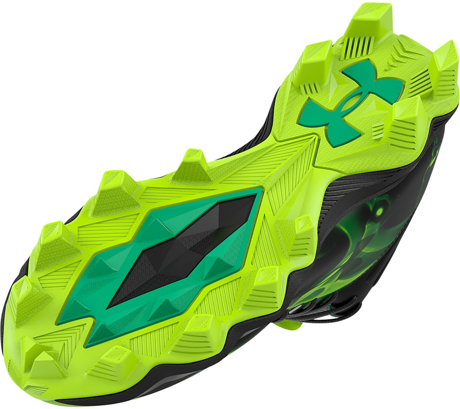 Under Armour Youth Spotlight Franchise RM Jr Slime Football Cleats