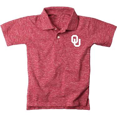Wes and Willy University of Oklahoma Cloudy Yarn Polo Shirt                                                                     
