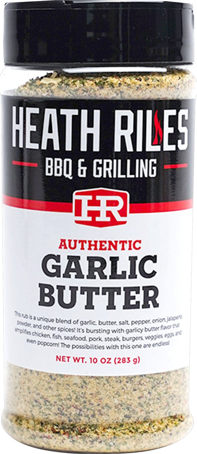 Heath Riles BBQ Garlic Butter Rub and Garlic Jalapeno Rub Bottles 2-Pa –  Pricedrightsales