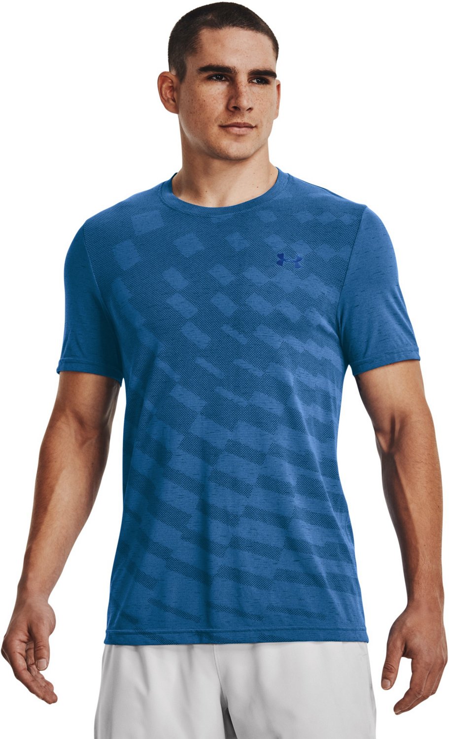 Under Armour Men's Seamless Radial Short Sleeve Tshirt Academy
