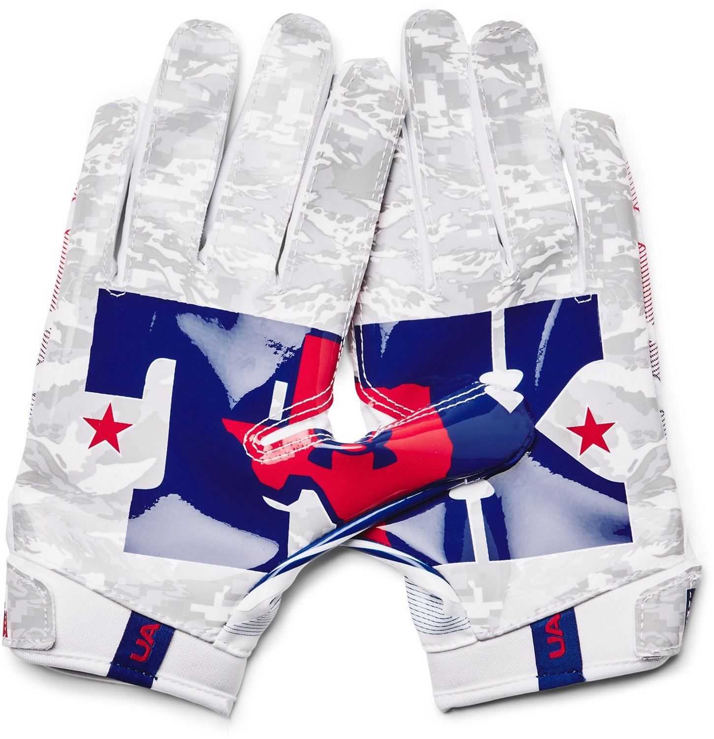 Youth Under Armour F8 Football Gloves – WHITE – CSC