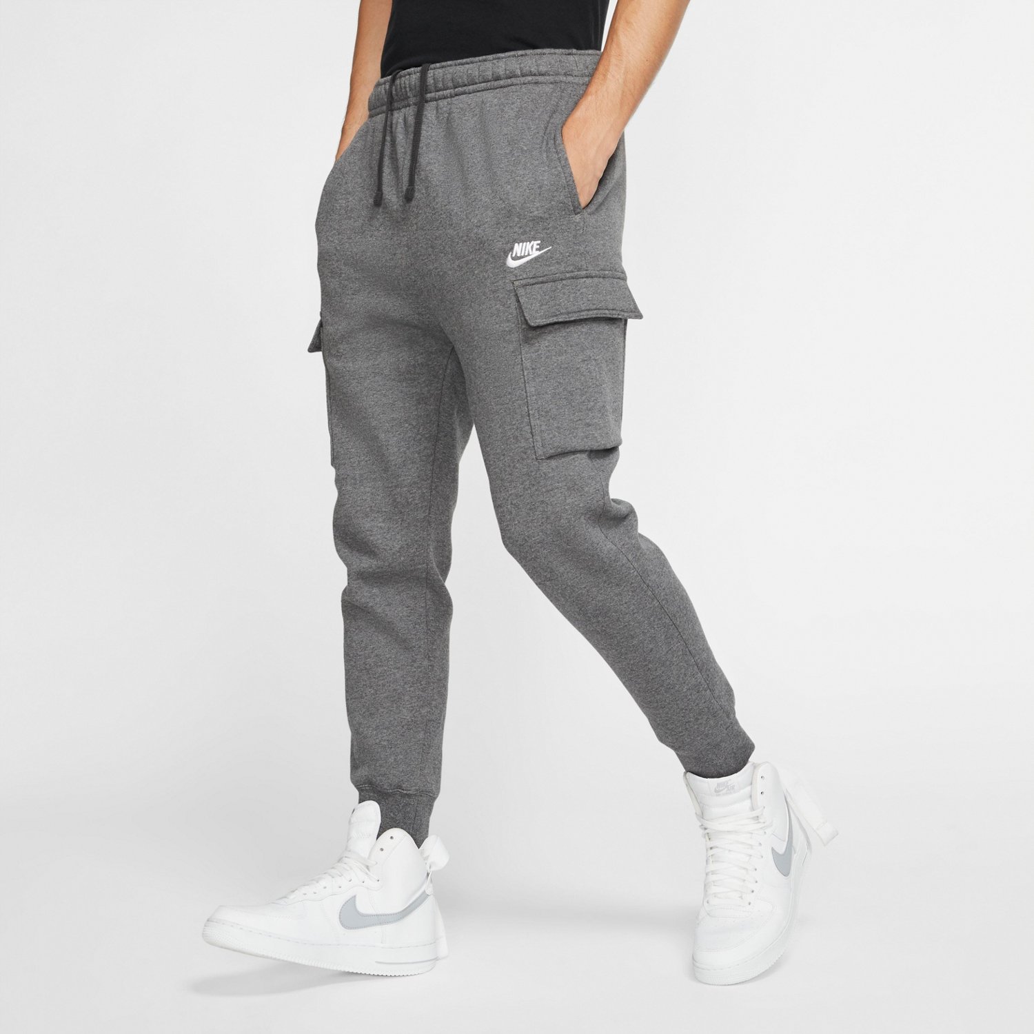 Nike Sportswear Club Fleece Cargo Pants Black/Black/White