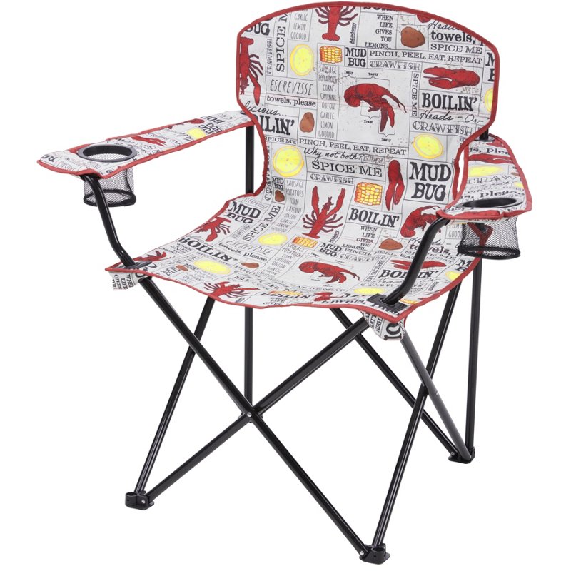 Academy Sports + Outdoors Crawfish Folding Chair Red - Collapsible Furniture