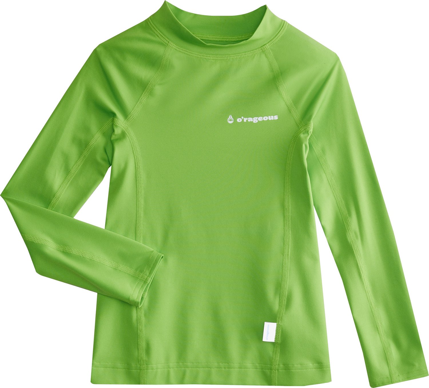 O'Rageous Boys' Solid Long Sleeve Rash Guard Academy