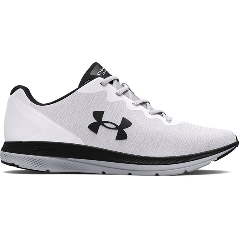 Under Armour Men's Impulse 2 Knit Low Top Running Shoes White/Black, 11.5 - Men's Running at Academy Sports product image