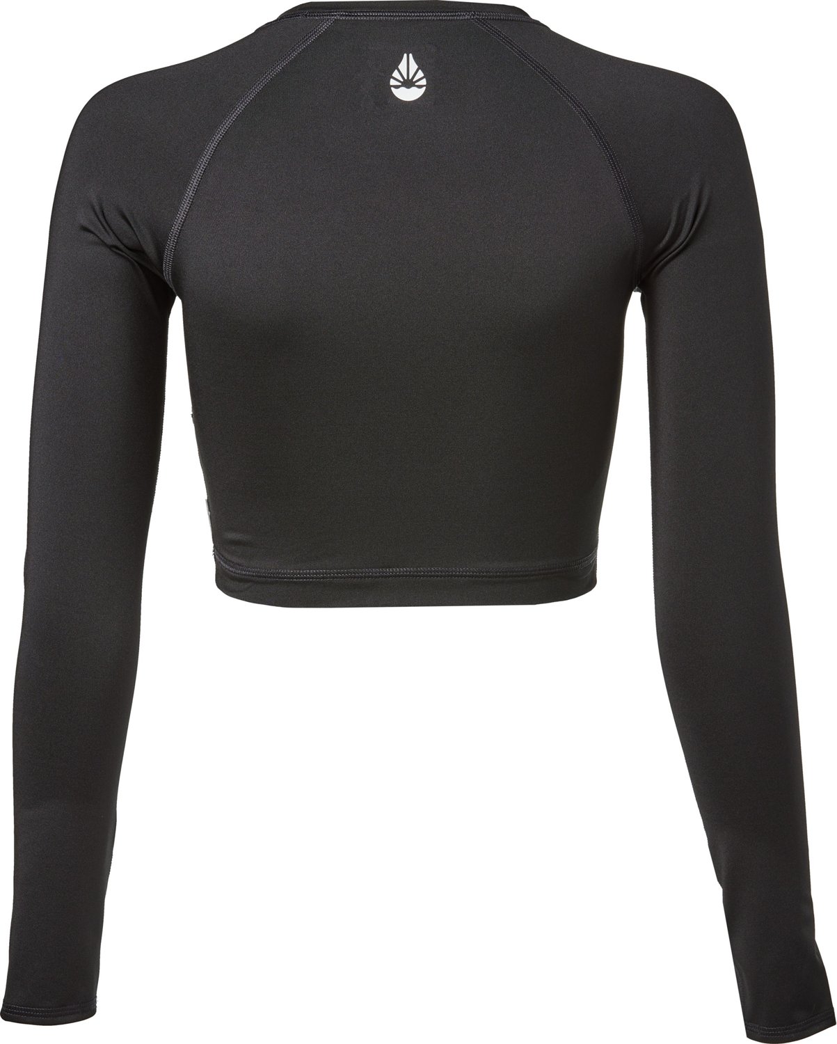 O'Rageous Juniors' Solid Crop Long Sleeve Rash Guard                                                                             - view number 2