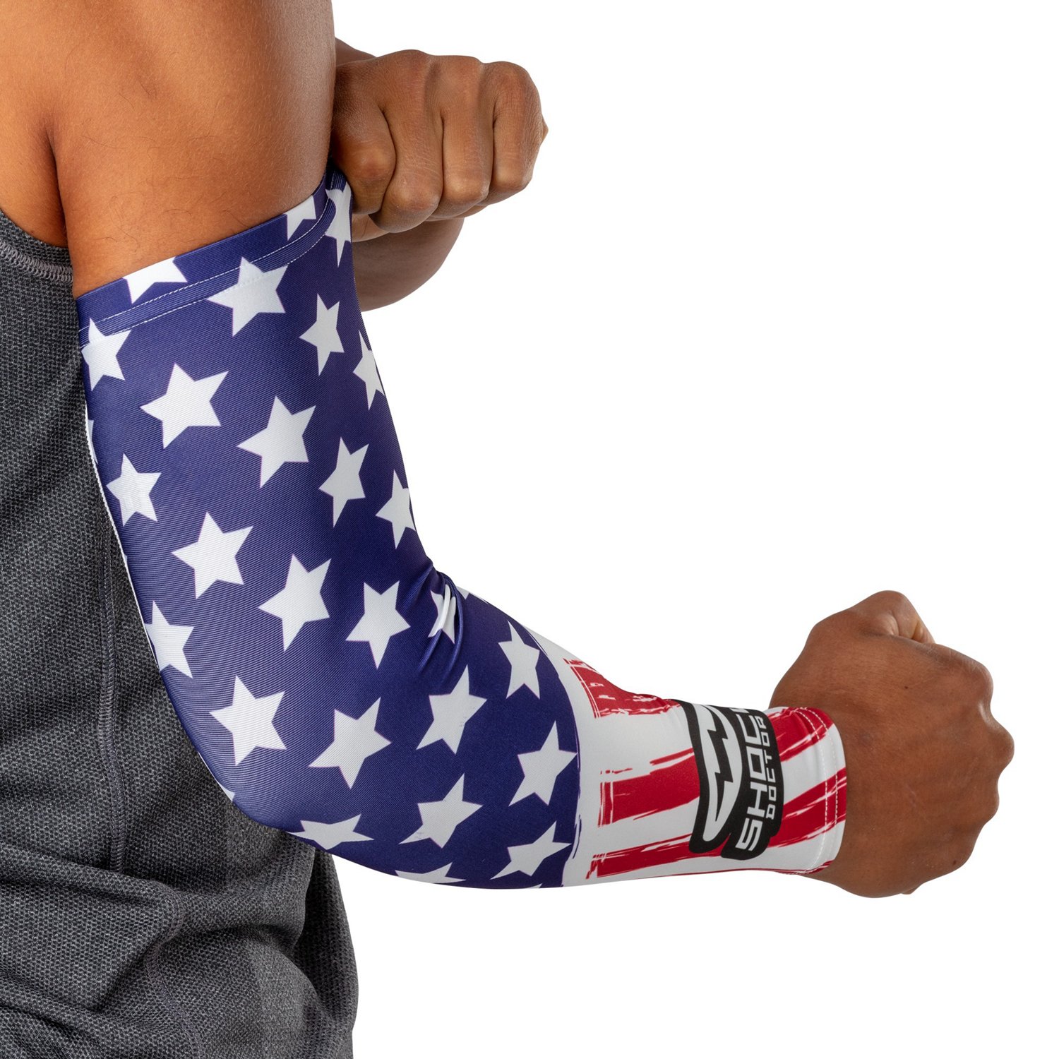 Shock Doctor Youth Stars and Stripes Showtime Arm Sleeve                                                                         - view number 3