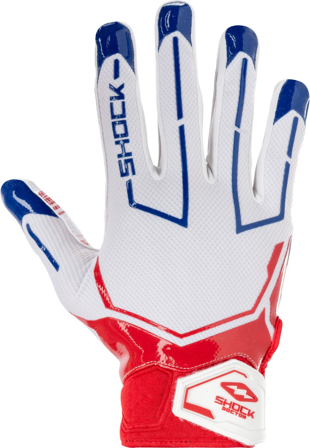 Shock Doctor Adults' Showtime Stars and Stripes Receiver Glove - view number 3