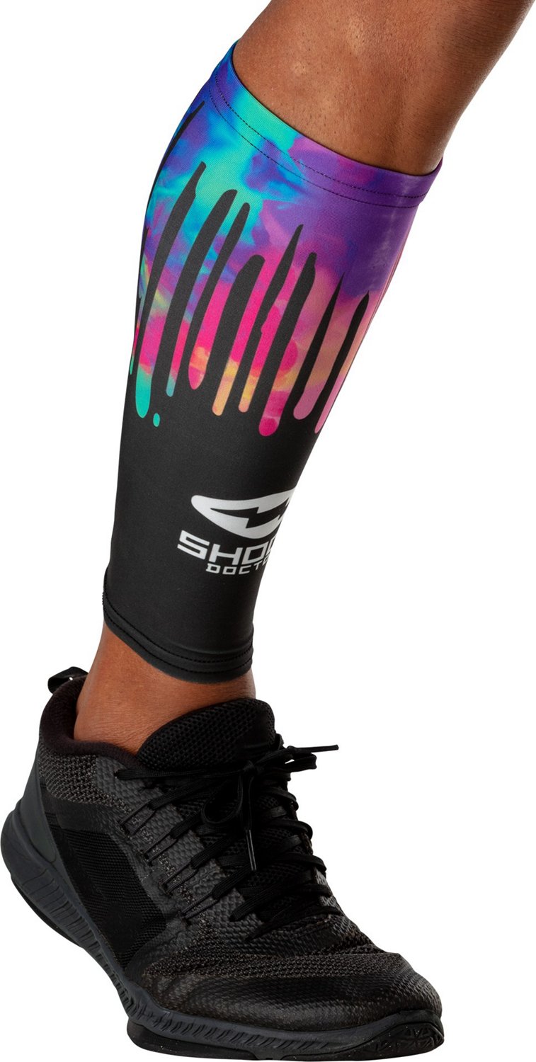 Shock Doctor Adults' Tie Dye Drip Showtime Calf Sleeve                                                                           - view number 4