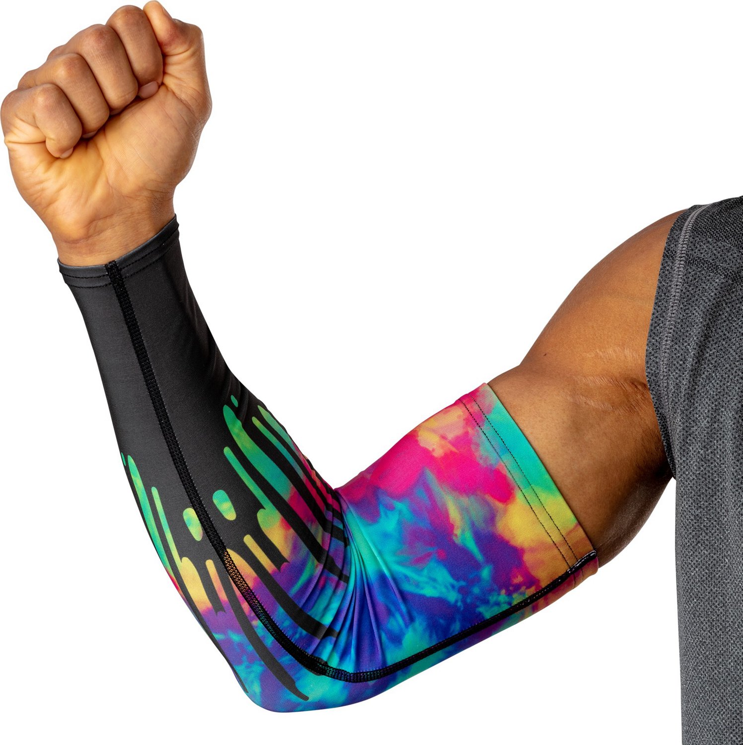 Shock Doctor Adults' Tie Dye Drip Showtime Arm Sleeve Academy