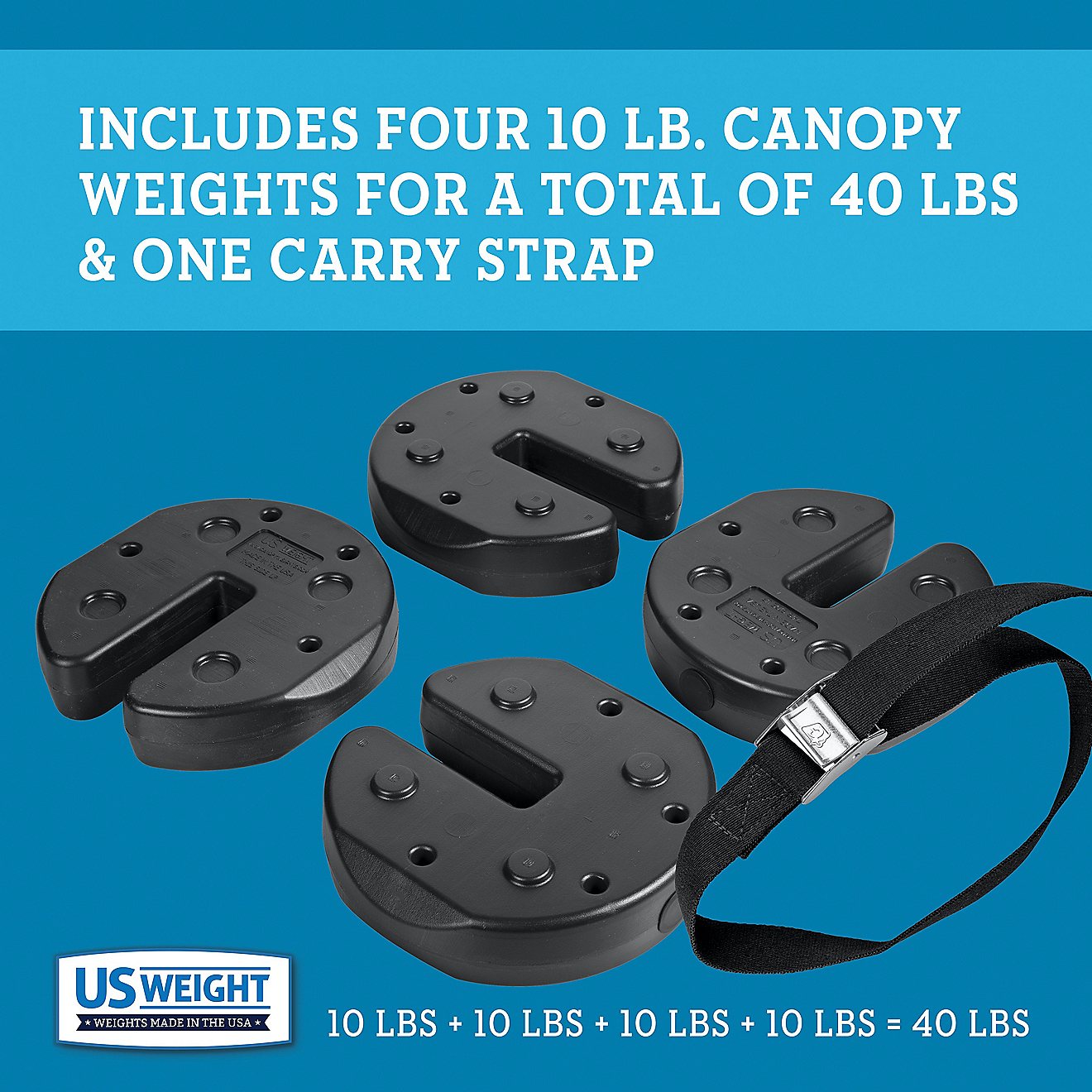 US Weight 40 lb Tailgater Canopy Weights                                                                                         - view number 3
