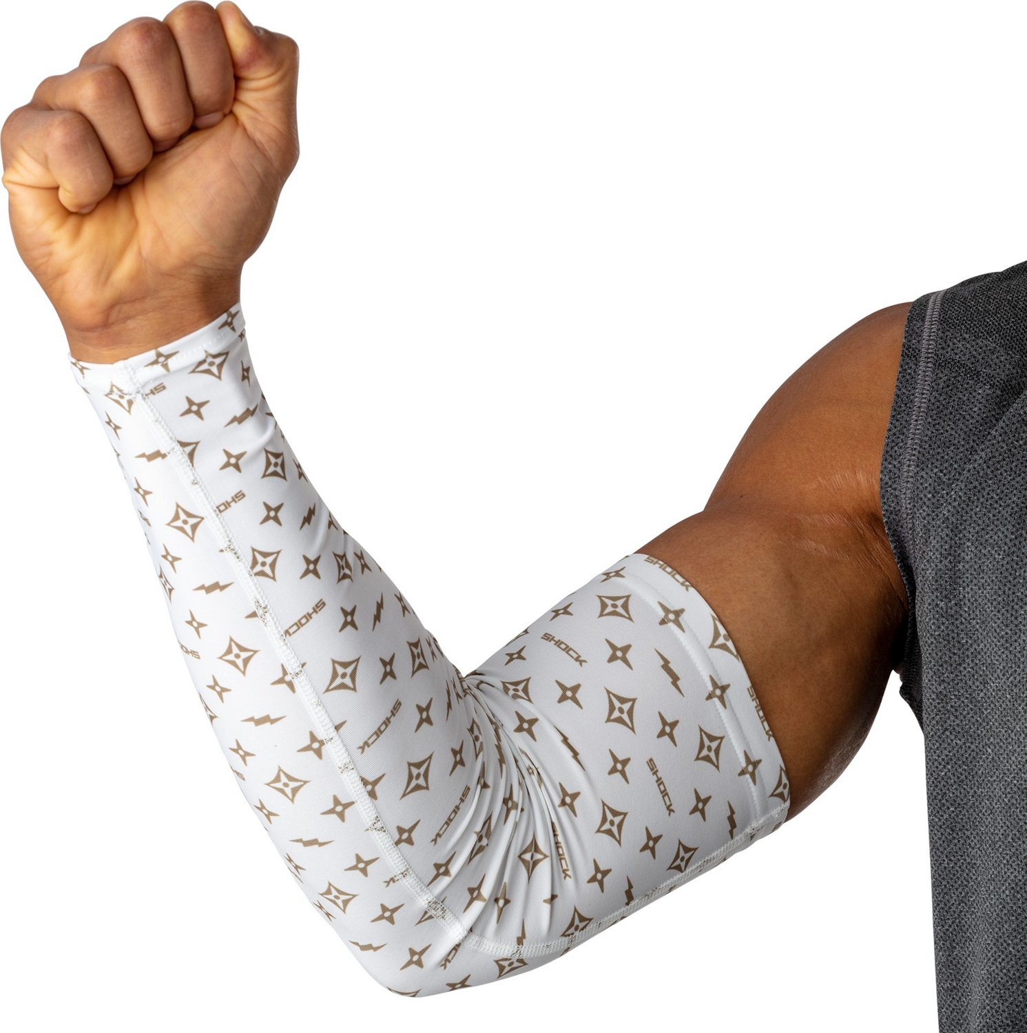 Shock Doctor Adults' Lux Showtime Arm Sleeve                                                                                     - view number 3