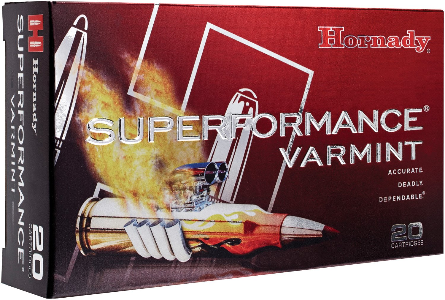 Hornady Superformance Varmint 223 Rem 35-Grain Rifle Ammunition - 20-Rounds