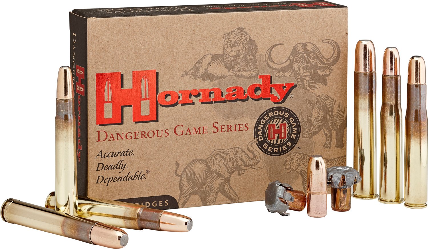 Hornady Dangerous Game 416 Remington Magnum 400-Grain Rifle Ammunition - 20 Rounds - view number 1