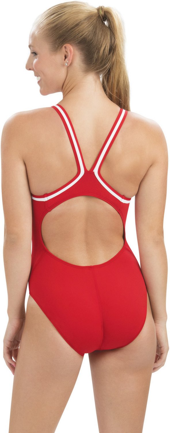 Dolfin Women's DBX Back Solid 1-Piece Swimsuit                                                                                   - view number 3