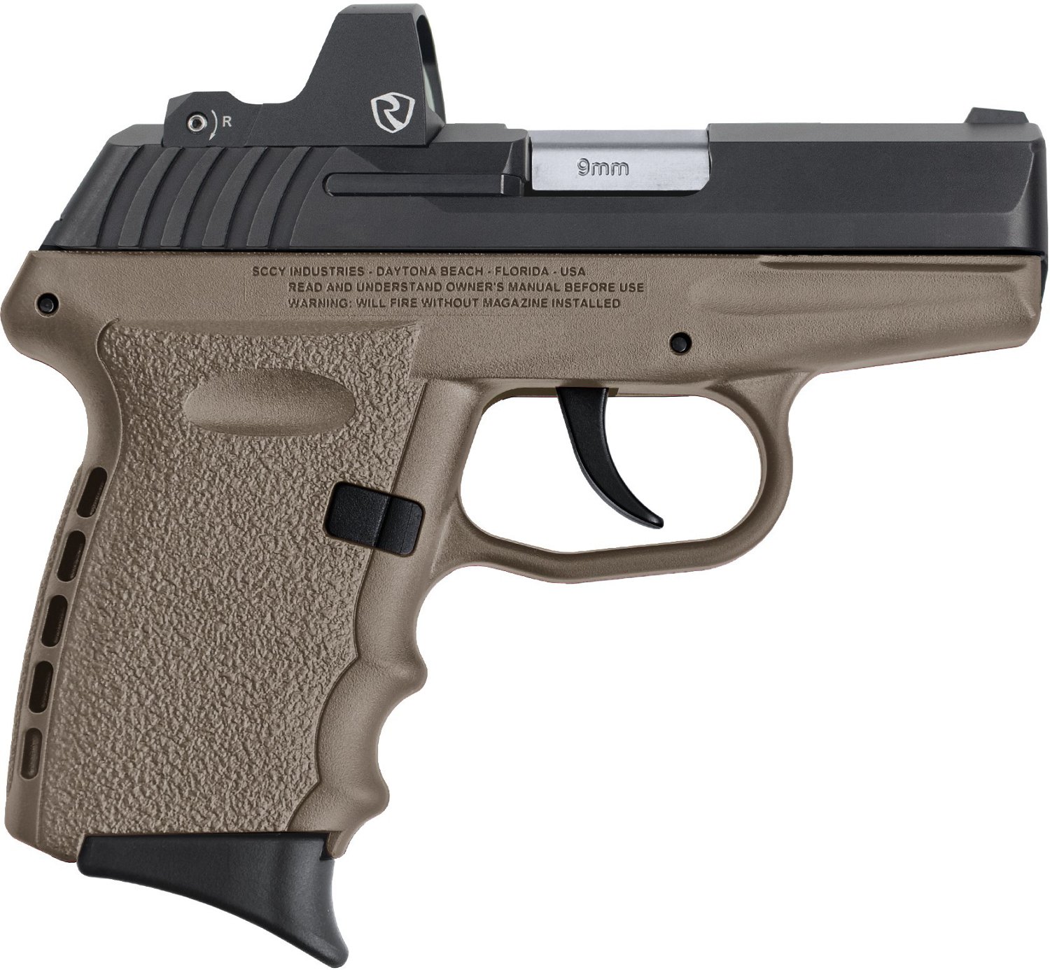 Sccy Cpx 2 Fde Riton Red Dot 9mm Centerfire Pistol Academy