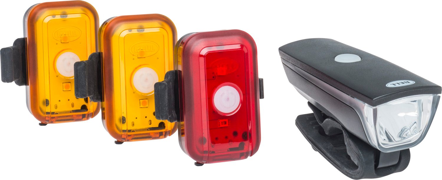 bell lumina 2.0 usb rechargeable bike led light set