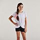Freely Girls' Twist Front Short Sleeve T-shirt                                                                                   - view number 1 image