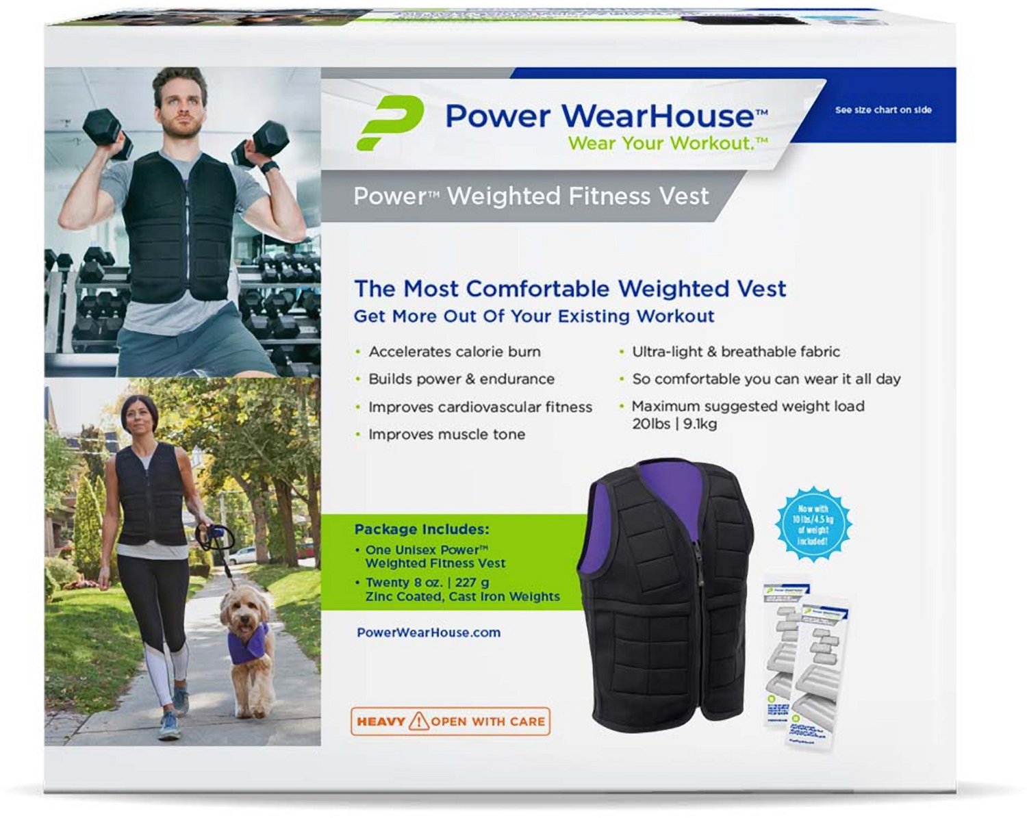 Power WearHouse Weighted Fitness Vest - view number 5