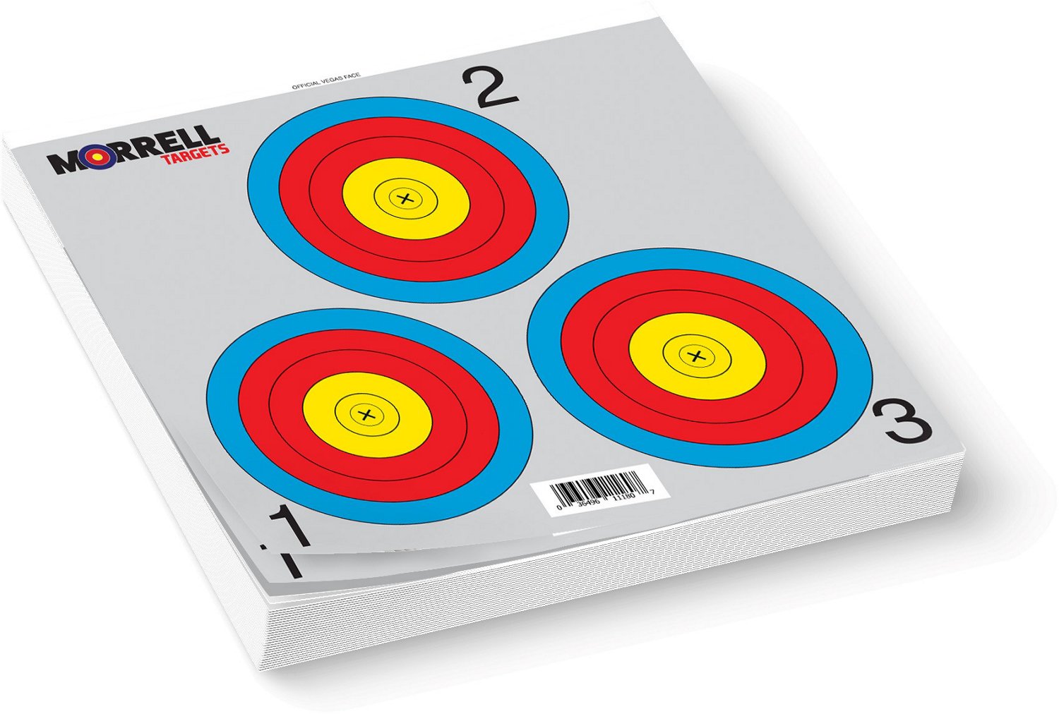 Morrell 3Spot Vegas Paper Face Archery Targets 100Pack Academy