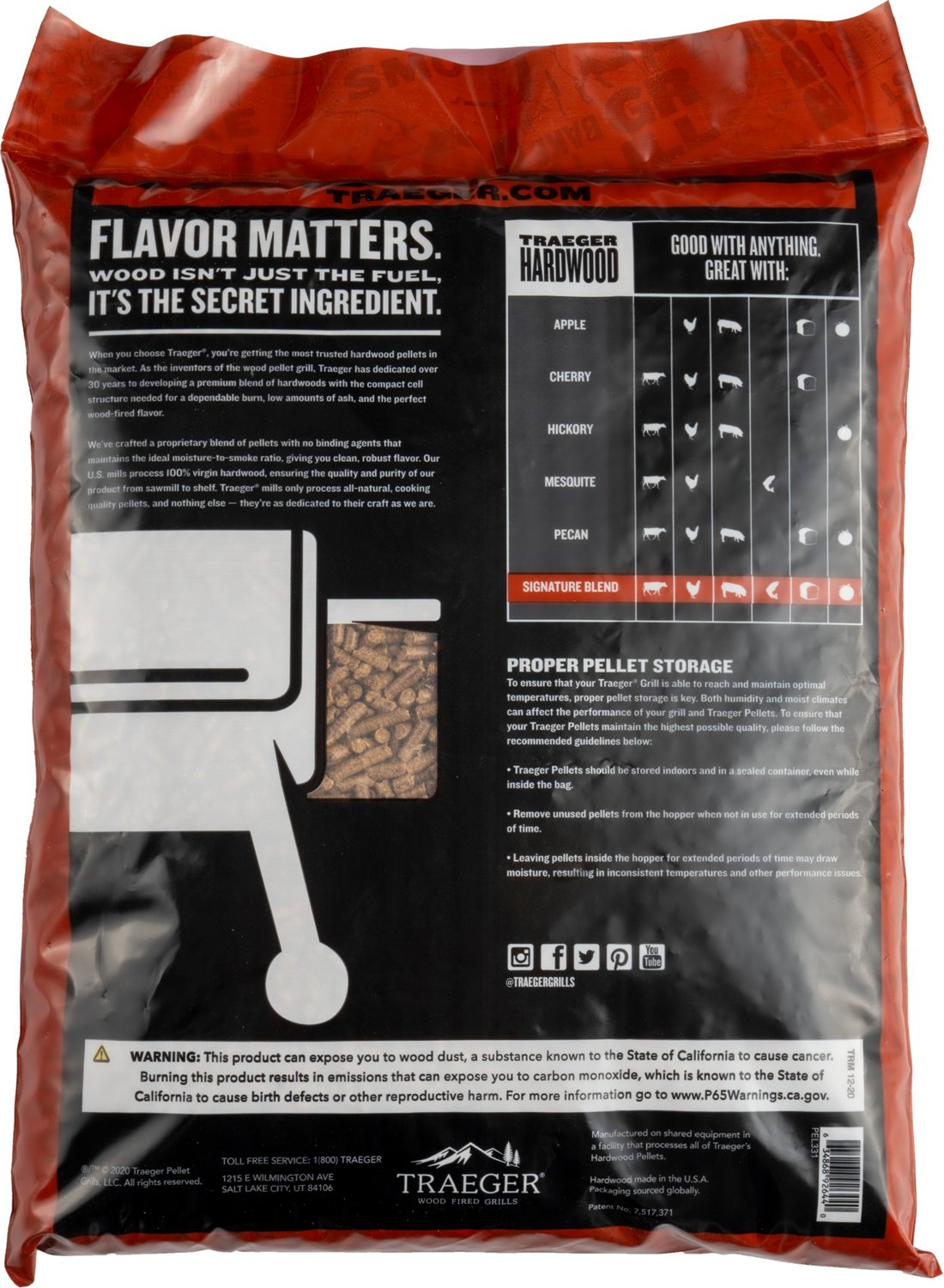 Traeger Signature Blend 20-lb Hardwood Pellets                                                                                   - view number 2