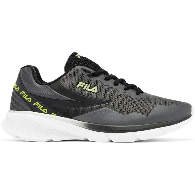 Fila Men's Primeforce 7 Running Shoes Gray/Bright Green, 10.5 - Men's Running at Academy Sports product image
