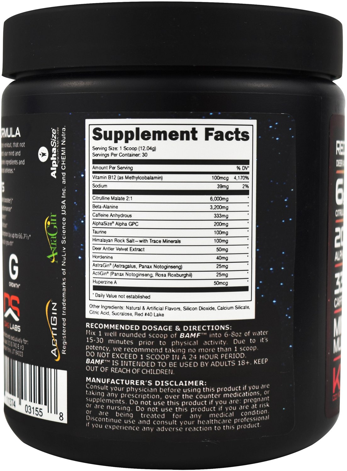Bucked Up BAMF Pre-Workout - 30 servings - view number 2