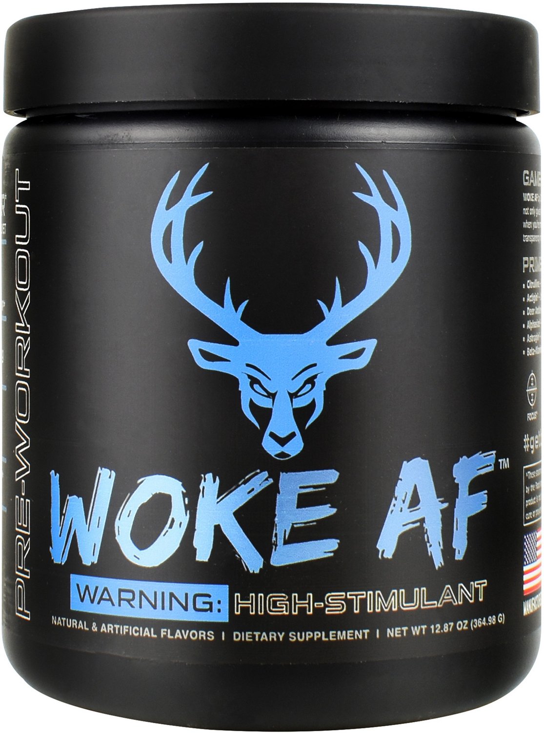 Bucked Up Woke Af Pre Workout Supplement Academy