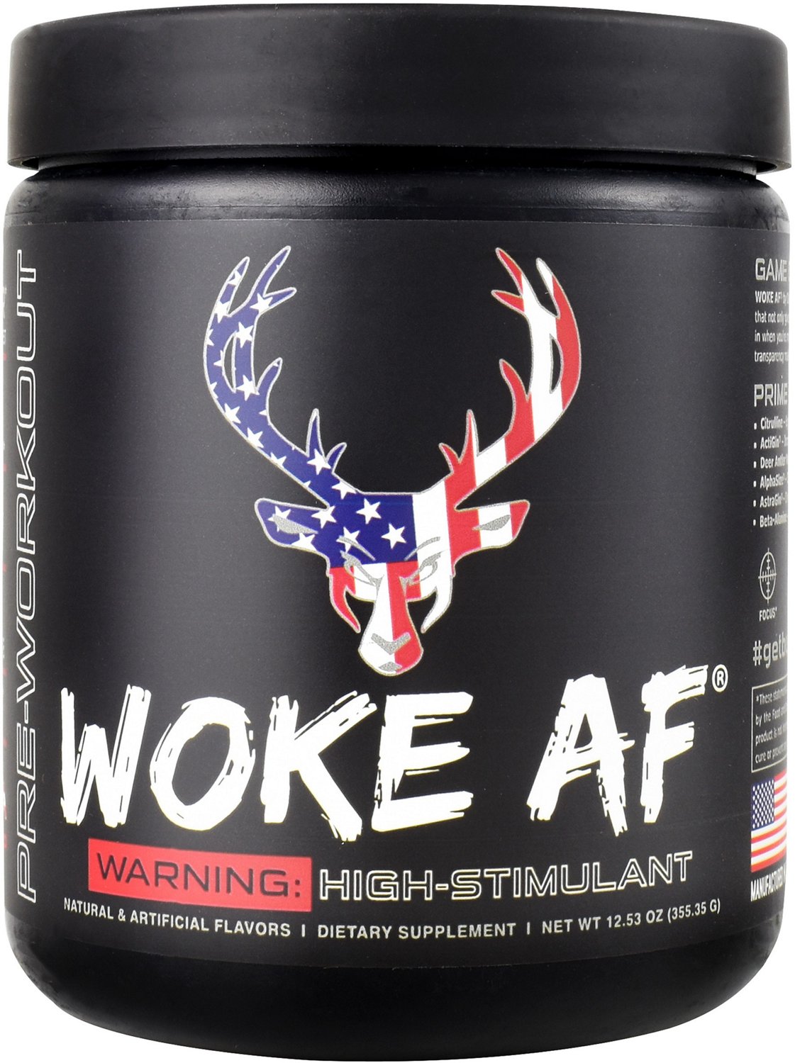 Bucked Up Woke Af Pre Workout Supplement Academy
