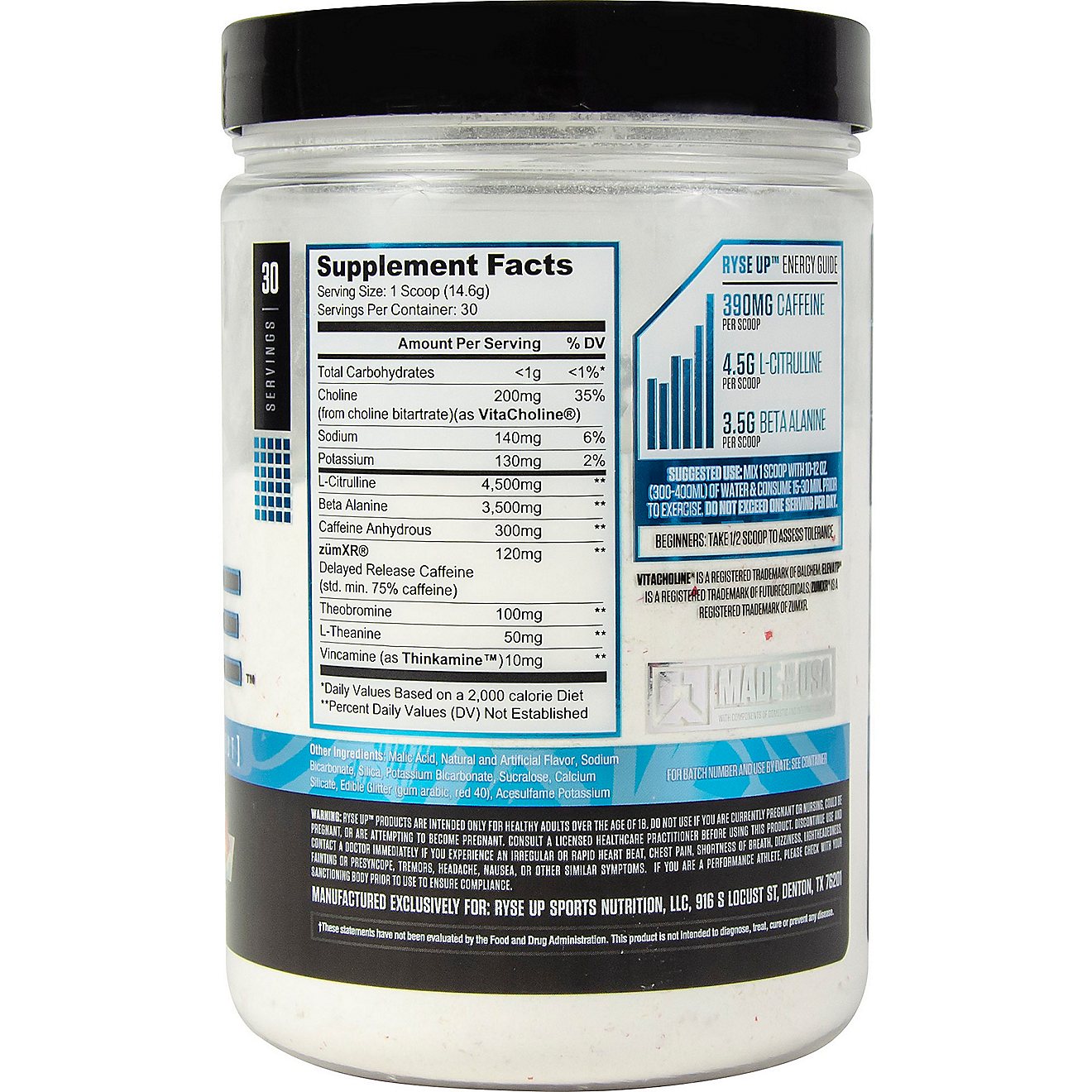Ryse Loaded PreWorkout Supplement 30 Servings                                                                                    - view number 2