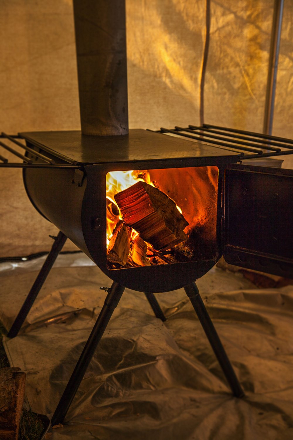 Camp Chef Alpine Heavy Duty Cylinder Wood Fire Cooking System                                                                    - view number 4