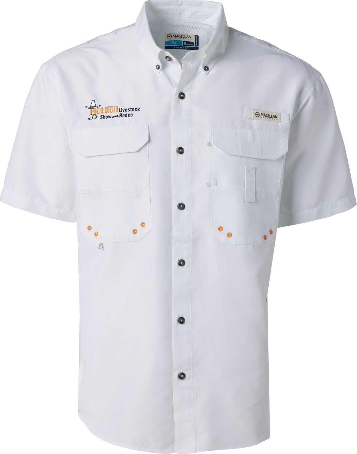 Magellan Outdoors Men's Howdy Houston Livestock Show and Rodeo Lake Fork Short Sleeve Shirt - view number 2