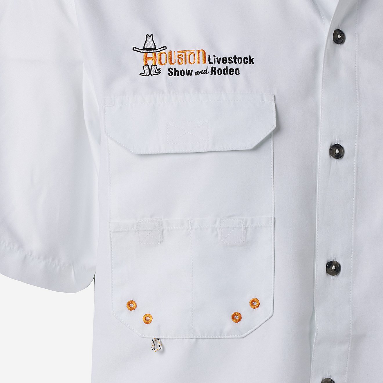 Magellan Outdoors Men's Howdy Houston Livestock Show and Rodeo Lake Fork Short Sleeve Shirt                                      - view number 4