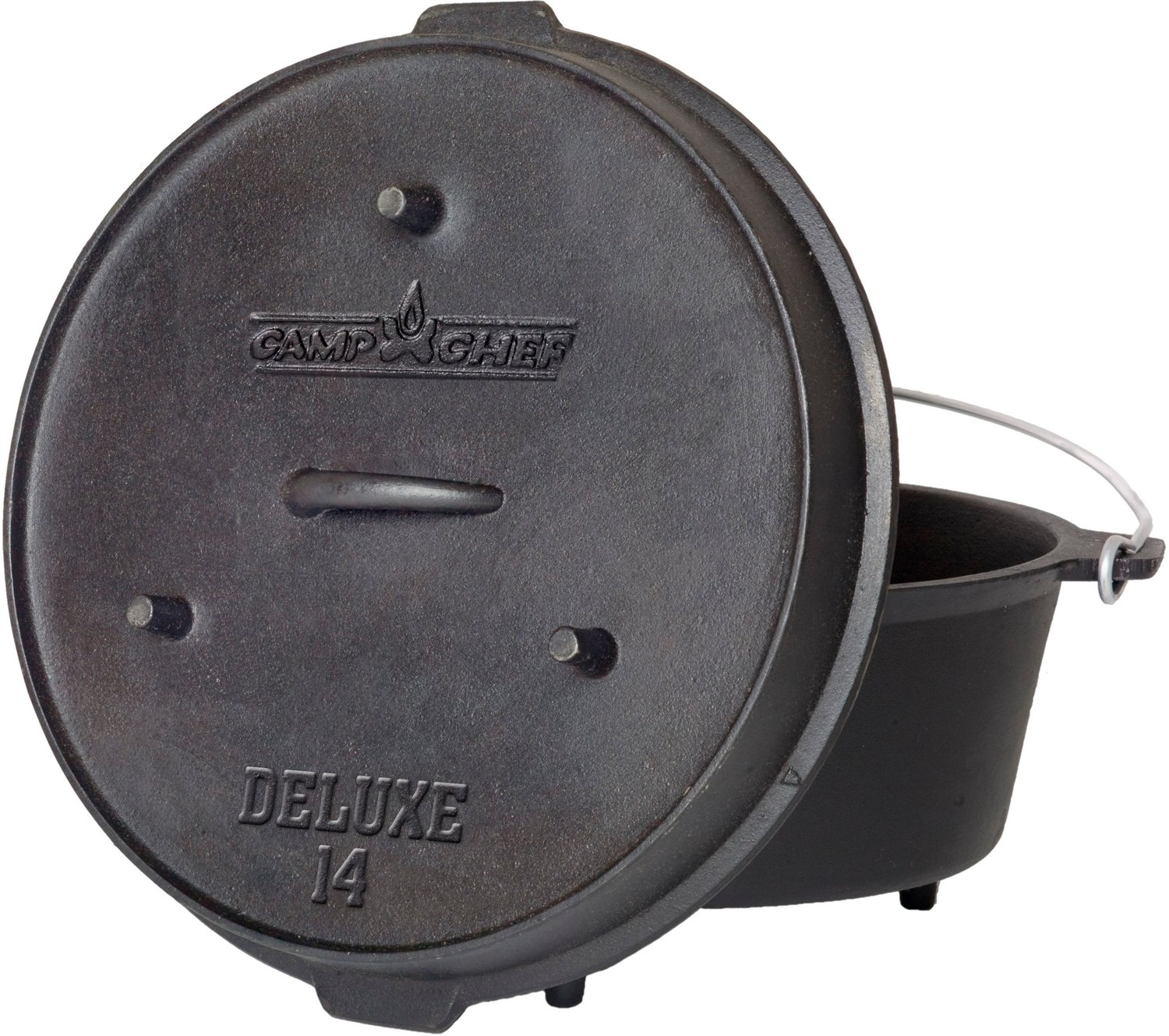 Camp Chef 14 in Cast Iron 12 qt Deluxe Dutch Oven