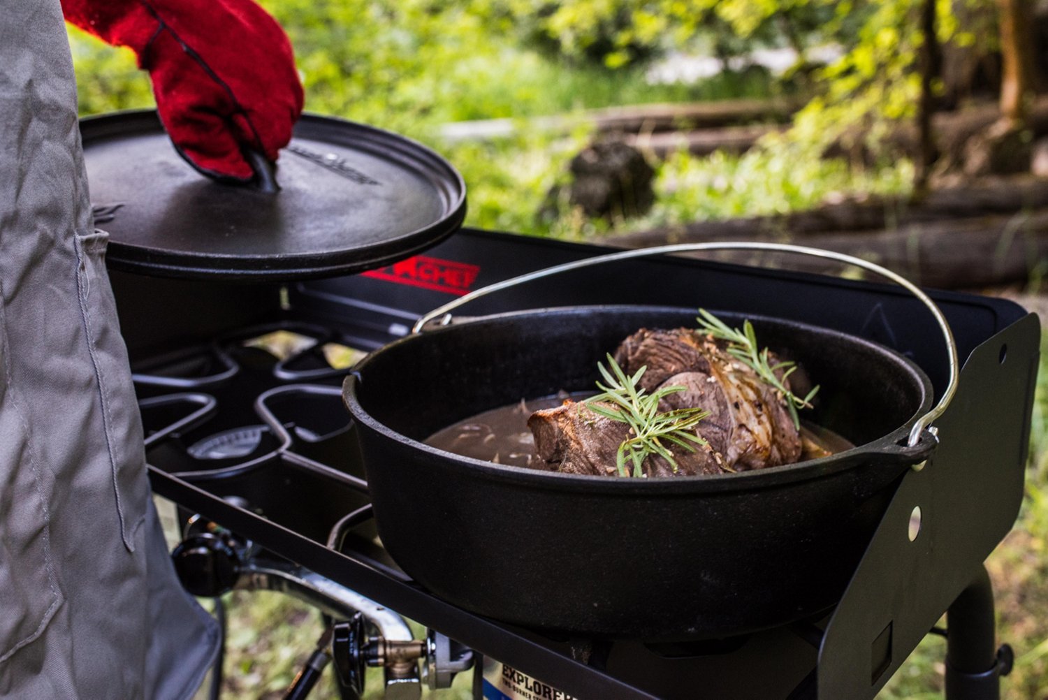 Camp Chef 14 in Cast Iron Classic 8 qt Standard Dutch Oven - view number 3