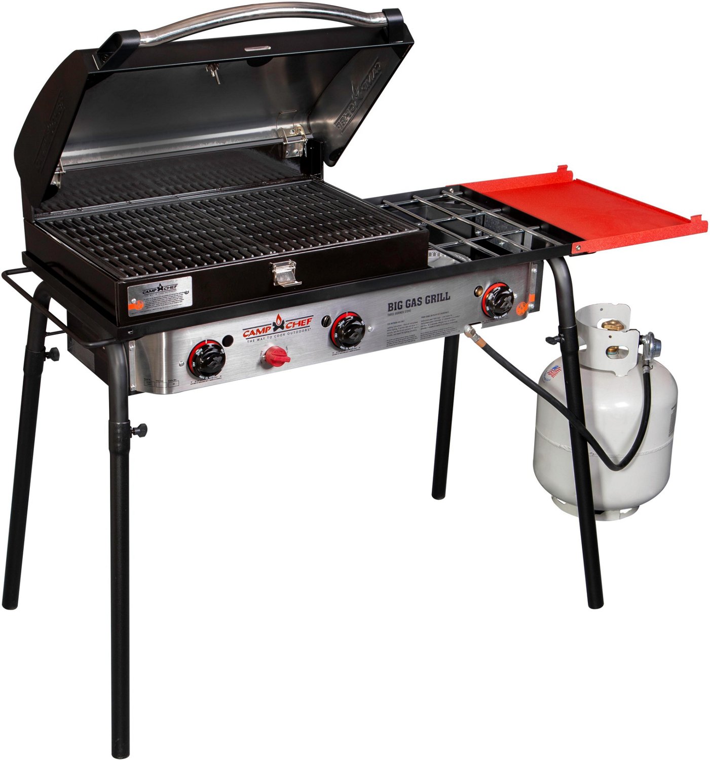 Camp Chef Big Gas Grill 3Burner Cooking System with 16 in x 24 in