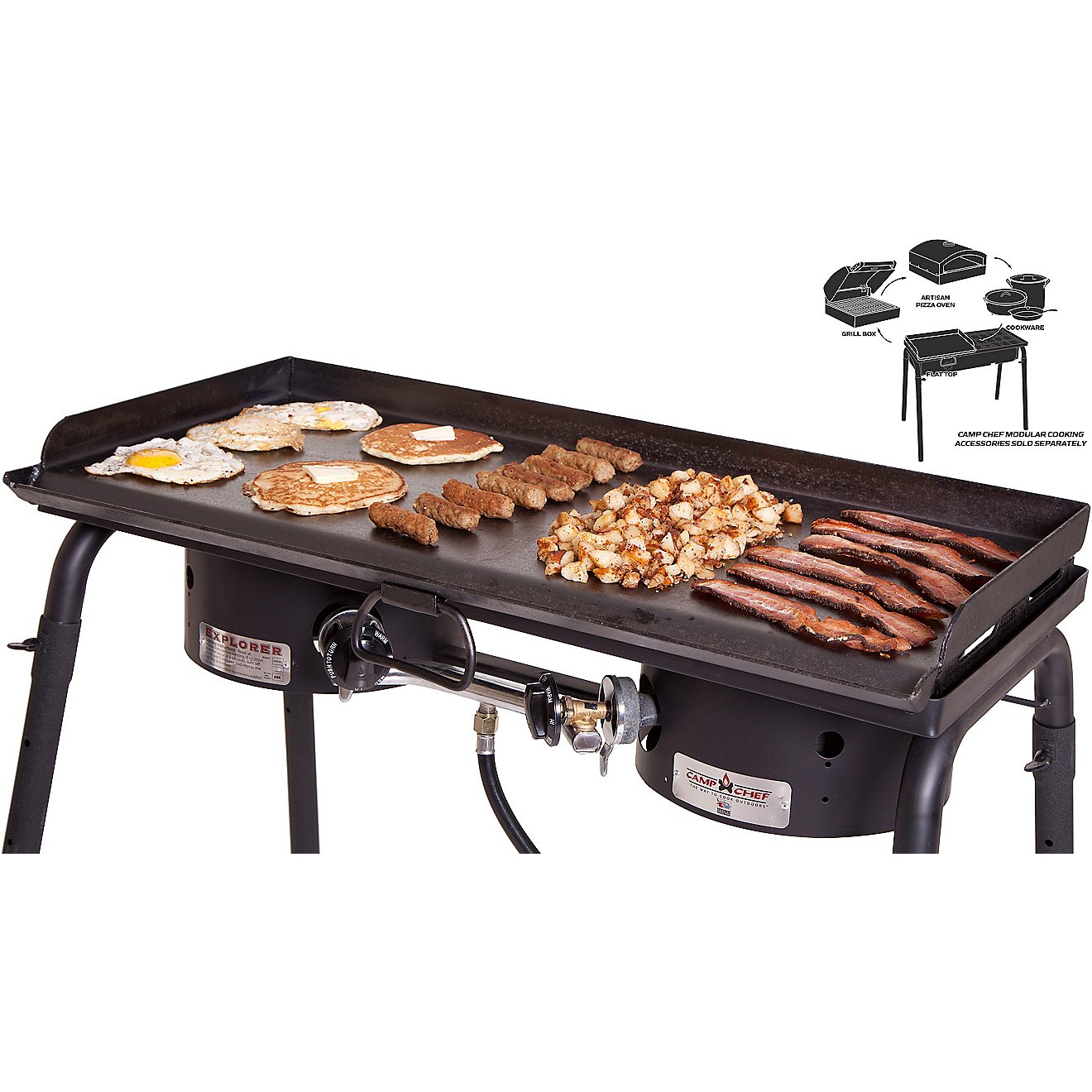 Camp Chef Professional Flat Top 14 in x 32 in Double Burner Griddle                                                              - view number 2